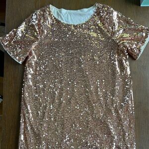 Sequin Gold Dress